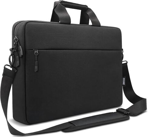 حقيبة الكمبيوتر المحمول 17 17.3 بوصة ، حقيبة حقيبة Messenger Case Case Case المقاومة للماء مع حزام الكتف لمدة 17.3 بوصة Lenovo HP Dell Aser Asus Computer Caseing Caseing ، Black in Kuwait