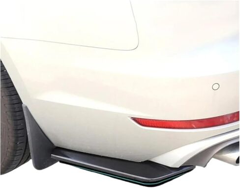 Car Rear Bumper Lip Diffuser Splitter Spoiler Scratch Fit for A1 A2 A3 A4 A5 A6 A7 A8 Q2 Q3 Q5 Q7 S3 S4 S5 S6 S7 S8(Carbon Fiber) in Saudi Arabia