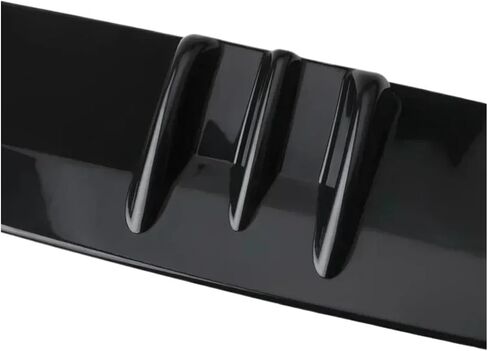 7 Fins Compatible For T0yota RAV4 Car Rear Diffuser Fin Bumper Lip Splitter Spoiler Chassis Deflector Lip Kit Carbon Black(Gloss black) in Saudi Arabia
