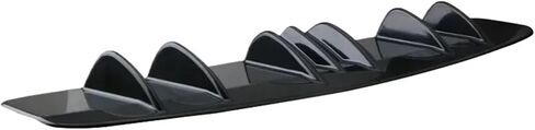 7 Fins Compatible For T0yota RAV4 Car Rear Diffuser Fin Bumper Lip Splitter Spoiler Chassis Deflector Lip Kit Carbon Black(Gloss black) in Saudi Arabia
