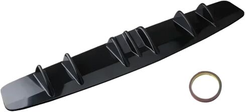 7 Fins Compatible For T0yota RAV4 Car Rear Diffuser Fin Bumper Lip Splitter Spoiler Chassis Deflector Lip Kit Carbon Black(Gloss black) in Saudi Arabia