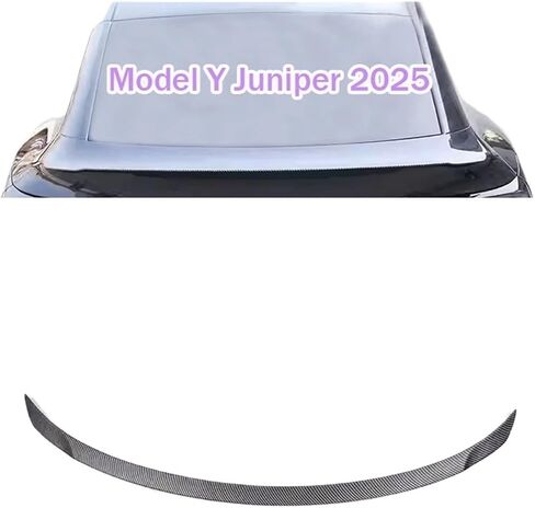 Carbon Fiber Pattern Pattern Spoiler Fit for Model Y Juniper 2025 High Trunk Wing Accessories(Matte Carbon 2.0) in Kuwait