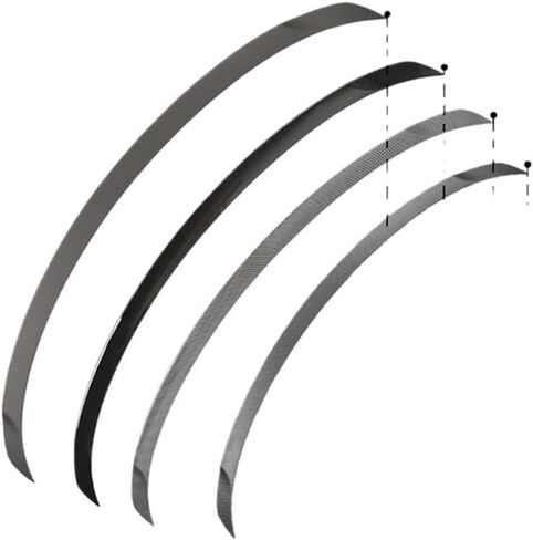 Carbon Fiber Pattern Pattern Spoiler Fit for Model Y Juniper 2025 High Trunk Wing Accessories(Matte Carbon 2.0) in Kuwait