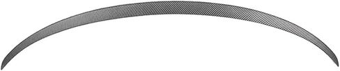Carbon Fiber Pattern Pattern Spoiler Fit for Model Y Juniper 2025 High Trunk Wing Accessories(Matte Carbon 2.0) in Kuwait