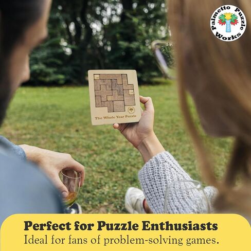 يعمل Palmetto Puzzle على اللغز العام بأكمله - الألغاز الخشبية للمراهقين والكبار ، والألعاب التعليمية للعائلات وأفكار الهدايا لألعاب الفصول الدراسية ، والشكل التقويمي الدعائي الدماغ in Kuwait
