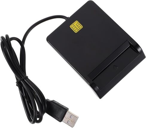 قارئ بطاقة USB متعددة الوظائف Luxshiny للمعرف ومتوافق مع Windows Vista ويدعم CAC SIM ATM وبطاقات IC سهلة الإعداد للنقل in Kuwait
