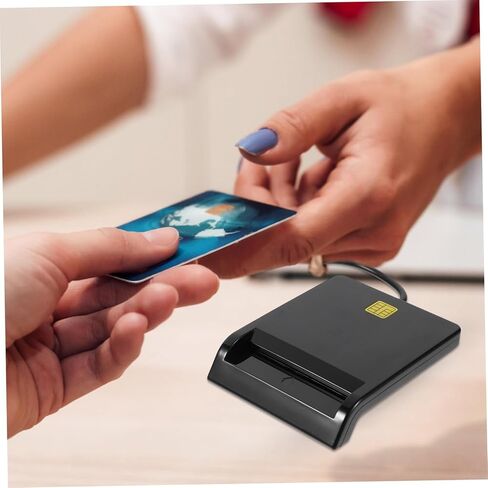 قارئ بطاقة USB متعددة الوظائف Luxshiny للمعرف ومتوافق مع Windows Vista ويدعم CAC SIM ATM وبطاقات IC سهلة الإعداد للنقل in Kuwait