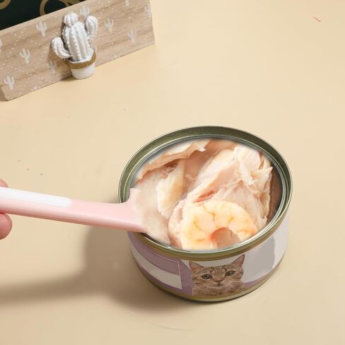 4pcs طعام الحيوانات الأليفة Can Spoon Can أغطية الطعام خلط ملاعق السيليكون العالمي يغطي ملعقة صغيرة متعددة المقدمة للحيوانات الأليفة لتغذية الكلاب تغذية الأطعمة الرطبة (الوردي) in Saudi Arabia