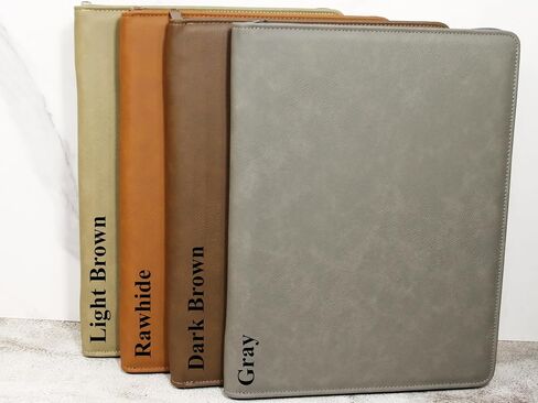 Custom Football Coach Portfolio – Personalized Engraved 9.5x12 Vegan Leather Padfolio with Legal Pad – Gift for Football Coach from Player, Team, or Parent – Bluegrass Laserworks in Saudi Arabia