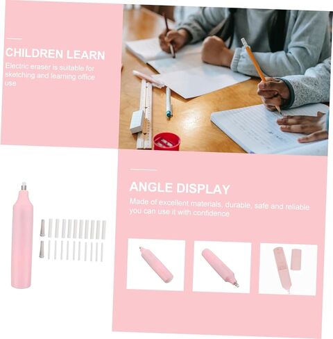 Eraser for Students Fine Detail Sketch Drawing Tool Smooth Control Art Eraser in Pink Safe Material School Stationery Gift in Saudi Arabia
