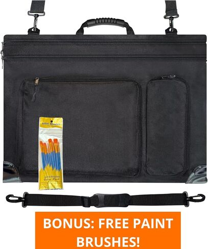 Art Portfolio Case 20x26 – Waterproof Artist Carrying Bag with Shoulder Strap, Lightweight Drawing Folder & Large Storage Portfolio for Sketches, Paintings, and Posters in Saudi Arabia