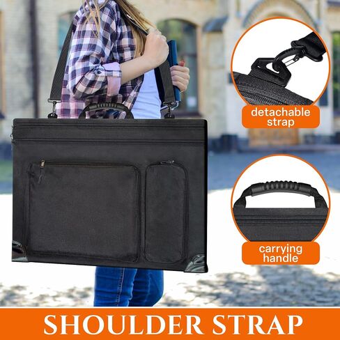 Art Portfolio Case 20x26 – Waterproof Artist Carrying Bag with Shoulder Strap, Lightweight Drawing Folder & Large Storage Portfolio for Sketches, Paintings, and Posters in Saudi Arabia
