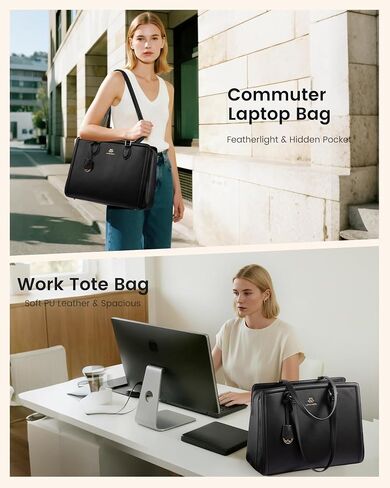 Lovevook Laptop Bag Bag for Women ، 15.6 بوصة حقائب عمل مقاومة للماء. in Saudi Arabia