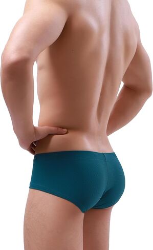 IKINGSKY Men's Cheeky Bulge Briefs Sexy Brazilian Back Mens Underwear Stretch Seamless Pouch Under Panties in Saudi Arabia