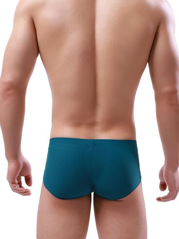 IKINGSKY Men's Cheeky Bulge Briefs Sexy Brazilian Back Mens Underwear Stretch Seamless Pouch Under Panties in Saudi Arabia