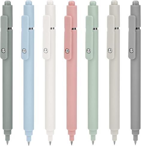 Donse Gel Pens: 7 PCS 0.5mm Quick Dry Black Ink Point Point Smooth Write Assics - سلسلة راقية في المكاتب المدرسية لوازم عيد الميلاد هدايا للنساء للرجال ممرضة مدرس in Kuwait