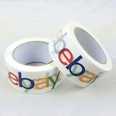 eBay Logo Brand BOPP Packing Shipping Tape 2" x 75 Yard x 2Mil (Pack of 2) in Saudi Arabia