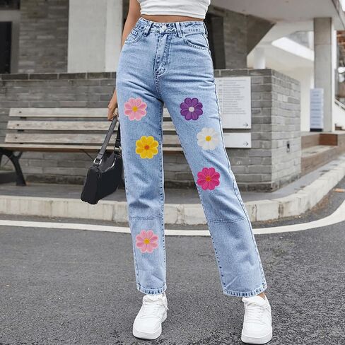 Small Daisy Flower Iron Sew on Patch لطيف (اللباس اللاصق ، قميص جينز جينز جاكيتات القبعات القماشية القماشية بقع من أجل هدية DIN CRAFT DIN) ، 16 حزمة ، 1.57 في in Kuwait