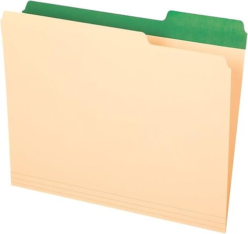 Pendaflex 84101 Color Tab Bolders ، LTR ، 1/3 CUT ، 11PT ، 225 SHT CAP ، 50/BX ، MLA in Saudi Arabia