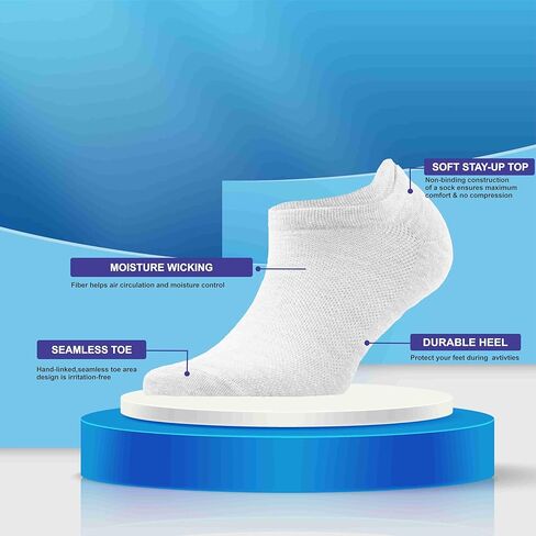 جوارب رياضية قصيرة للسيدات 7 قطع in Kuwait