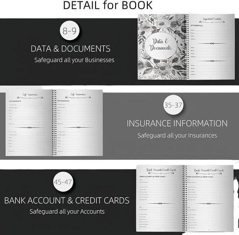 Sorry, It’s Your Problem Now, Because I'm Dead, End of Life Planner Organizer Notebook Death Binder Organizer Kit Document Organizer End of Life Planner Book Paperback for Possessions Affairs in Saudi Arabia