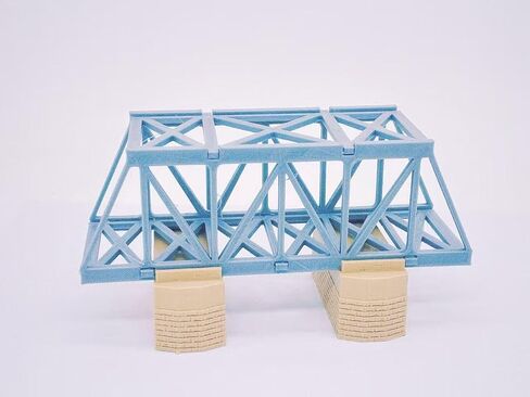 Chentongstar Model Train Railway Layout Scenery N Scale 1:150-160 Remagen Bridges Miniatures Building Model in Saudi Arabia