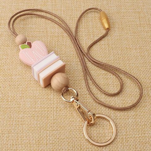 2025 Super Cute Teashet Lanyard ، School ID Lanyards with Safety Breakaway Clasp للمعلمين والممرضات وأعضاء هيئة التدريس in Kuwait