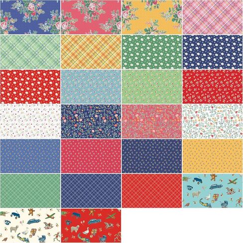 American Jane Simple Pleasures 26 Fat Quarters Riley Blake Designs FQ-16650-26 in Saudi Arabia