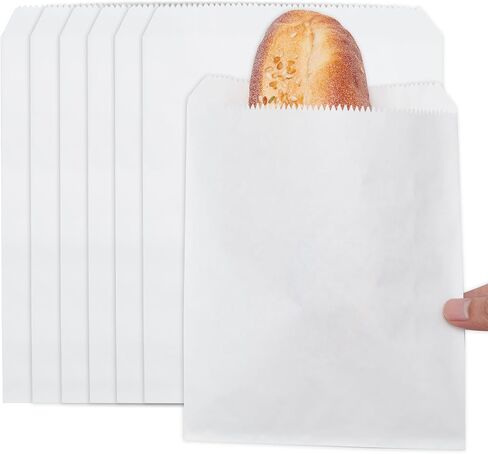 FOCCIUP 100 PCS 4x6 بوصة أكياس ورقية كرافت بنية in Kuwait