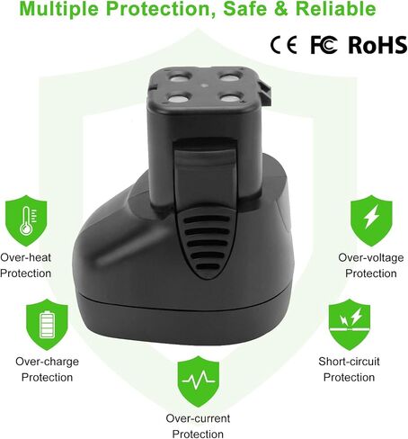 بطارية Hanaix 7.2 فولت 3500 مللي أمبير في الساعة متوافقة مع Dremel 7700-01 وDremel 7700-02 بطارية بديلة Dremel 757-01 Dremel 7.2 فولت (لا تناسب Dremel 770 النوع 1) in Saudi Arabia