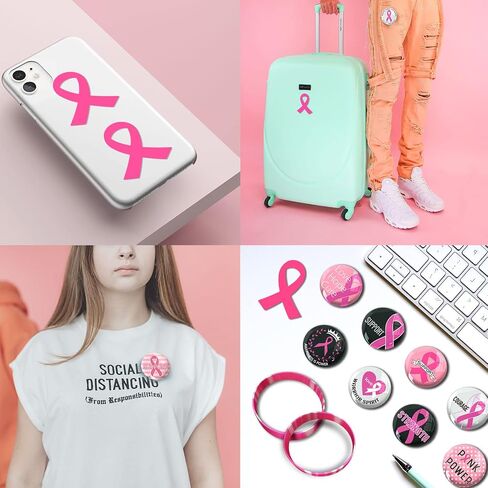 120 PCS Butterfly Cancer Awaysories for Survivers ، Support Inspirational Pink Ribbon Gifts for Pink Thief Compenaments Sports Sports in Saudi Arabia