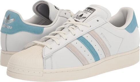 adidas Originals Men's Superstar Discontinued Sneaker, Crystal White/Preloved Red/Clay Strata, 10.5 in Saudi Arabia