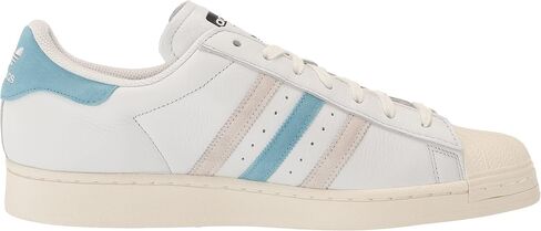 adidas Originals Men's Superstar Discontinued Sneaker, Crystal White/Preloved Red/Clay Strata, 10.5 in Saudi Arabia