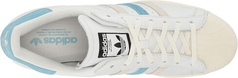 adidas Originals Men's Superstar Discontinued Sneaker, Crystal White/Preloved Red/Clay Strata, 10.5 in Saudi Arabia