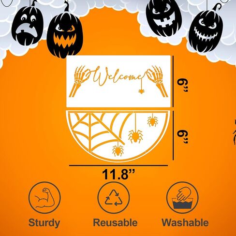 Fall Stencils for Crafts Reusable 12" Fall Stencils for Painting on Wood in Saudi Arabia