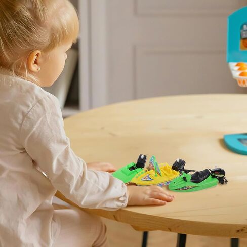 ألعاب القوارب البلاستيكية من Toyvian Kids: 6 مساءً ، سيارات الأولاد ، قم بتشغيل ألعاب القوارب لألعاب أحواض الاستحمام - ألعاب حوض الاستحمام - قوارب السرعة على مدار الساعة لحوض سباحة في الهواء الطلق - لون عشوائي. in Kuwait
