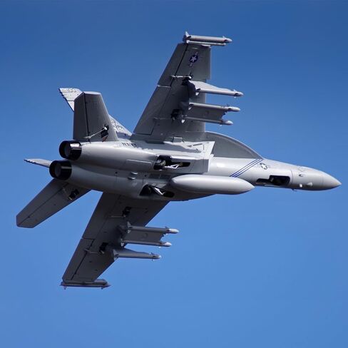 طائرة FMS RC للبالغين F-18 70mm Super Hornet Remote Airplane 6 Channel EDF Jet بدون Reflex PNP (بدون شاحن بطارية الراديو) in Kuwait