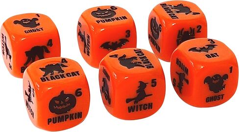 Ditch the Witch Dice Game for Ages 8+ – Fast-Paced Family Games with Custom 6 Sided Dice, Witch Counter, and Directional Play – Halloween Fun for 2-4 Players, Perfect for Gifting or Family Game Night in Saudi Arabia