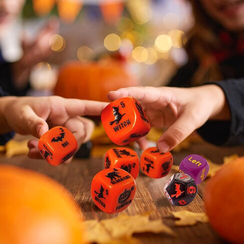 Ditch the Witch Dice Game for Ages 8+ – Fast-Paced Family Games with Custom 6 Sided Dice, Witch Counter, and Directional Play – Halloween Fun for 2-4 Players, Perfect for Gifting or Family Game Night in Saudi Arabia