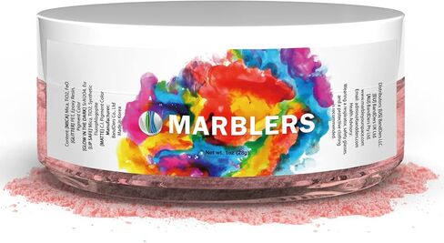 Marblers Pink Mica Powder Colorant [Pale Pink] 3oz (85g) | درجة التجميل | صبغة راتنج الايبوكسي | صبغة | غير سامة ، نباتي ، خالي من القسوة | لمعان الشفاه ، الأظافر ، زبدة الجسم | قنبلة حمام وشمعة وصابون in Kuwait