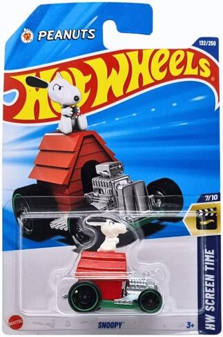 Hot Wheels Snoopy ، مجموعة وقت الشاشة HW ، 132/250 in Saudi Arabia