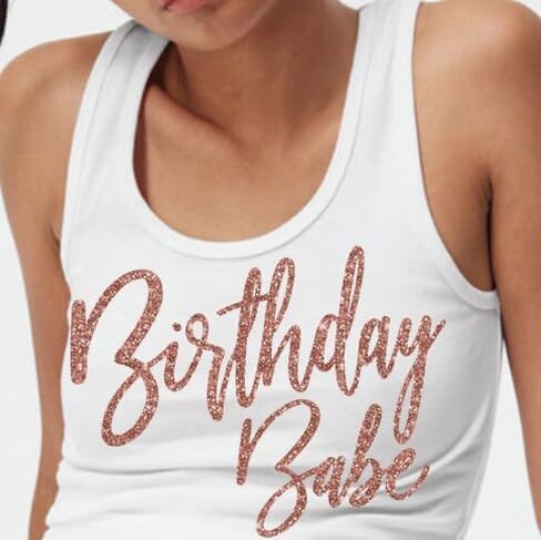 RhinestoneSash 50th Birthday Shirts for Women - 50th Birthday Tees - Rose Gold 50th Birthday Party Tshirts in Kuwait