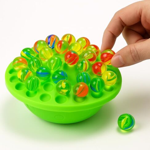 Wobble Ball Marble Balance Game for Kids & Adults – Exciting Family Challenge and Fun Party Game with 60 Marbles, Great Gift for Holidays and Birthdays, Ages 8+, 1–4 Players in Saudi Arabia