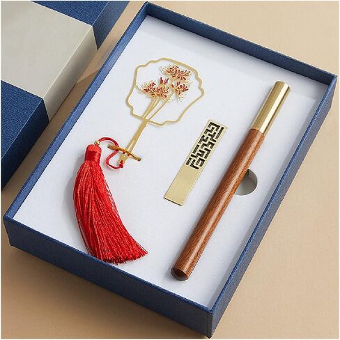 Custom Engraved Metal Bookmark Flash Drive Pen Gift Box Business in Saudi Arabia