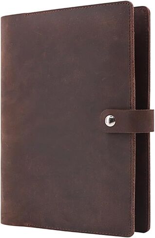 First Layer Leather A5 Notebook Leather Diary Buckle Leather Notepad Texture Notebook in Saudi Arabia