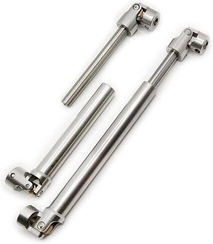 VICRAZZE 112-165mm and 138-213mm Stainless Steel Drive Shaft for 1/10 RC Crawler Traxxas TRX6 Axial SCX10 Wraith Capra D90 TF2 Redcat GEN8 in Saudi Arabia