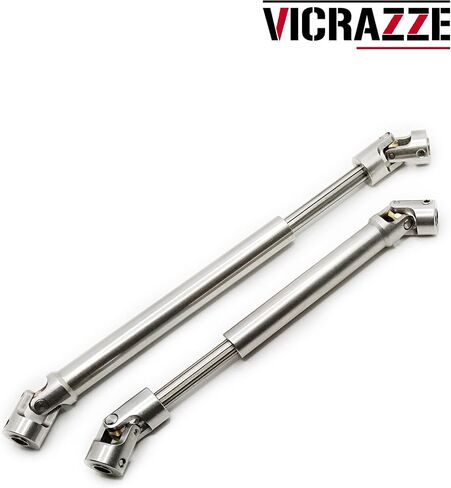 VICRAZZE 112-165mm and 138-213mm Stainless Steel Drive Shaft for 1/10 RC Crawler Traxxas TRX6 Axial SCX10 Wraith Capra D90 TF2 Redcat GEN8 in Saudi Arabia