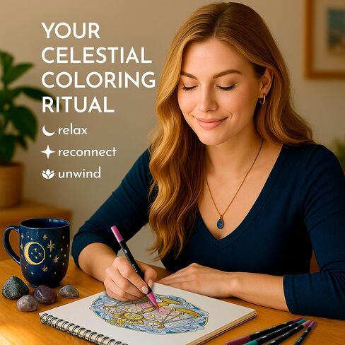 كتاب تلوين Ryve Mandala للبالغين - 50 تصميمًا فريدًا ، حدود دوامة ، تخفيف الإجهاد والاسترخاء ، العلاج الفني | ورقة لا حديد | صفحات سهلة التعب لتأطير in Kuwait