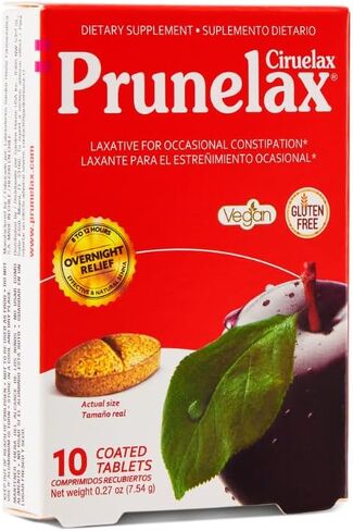 Prunelax Ciruelax Natural Laxative Regular for Occasional Constipation, 24 Tablets in Saudi Arabia