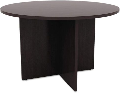 Alera alera Valencia Round Conference Table with Legs, 42" Diameter x 29.5h, Espresso in Saudi Arabia